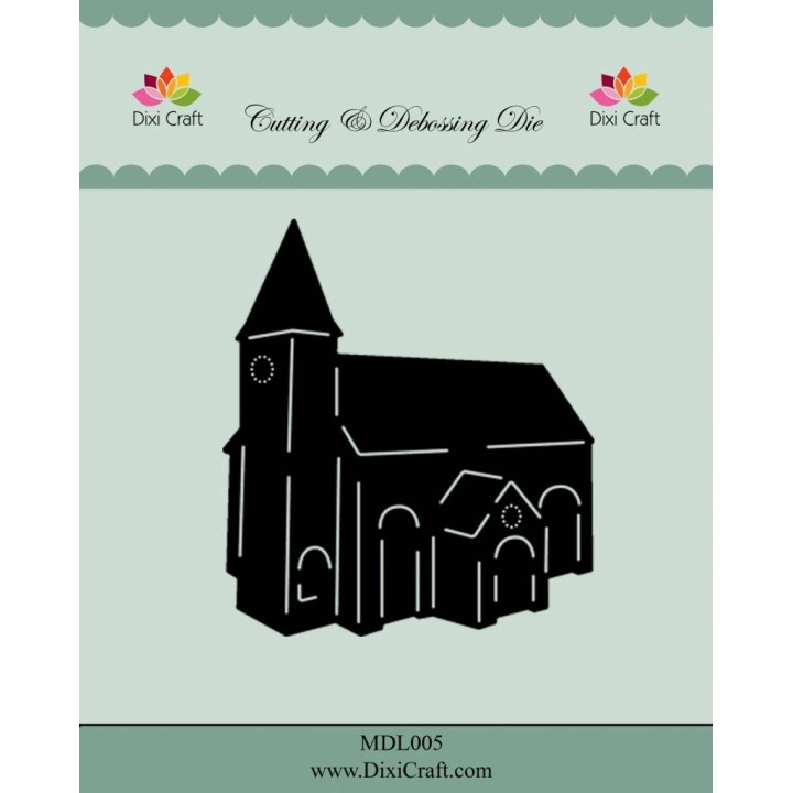 (MDL005)Dixi Craft Church Metal Cutting & Debossing Die