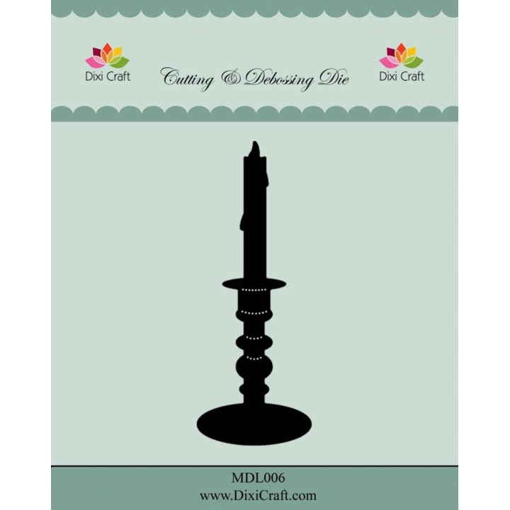 (MDL006)Dixi Craft Candlestick Metal Cutting & Debossing Die