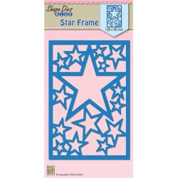 (SDB054)Nellie's Shape Dies Blue Star Frame