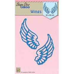 (SDB061)Nellie's Shape Dies Blue Wings