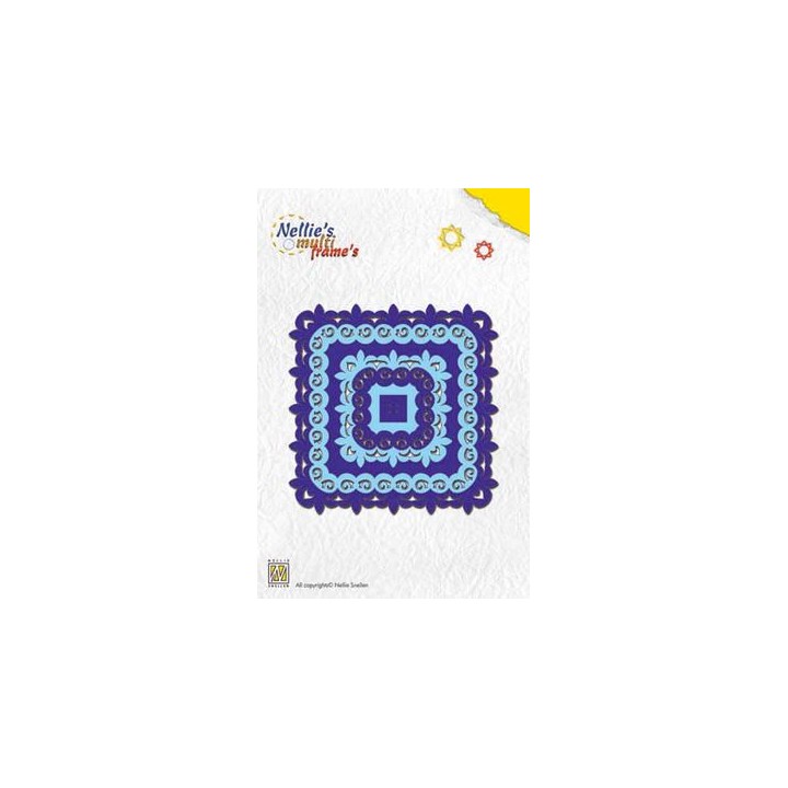 (MFD029)Frame Dies Multi square lilly
