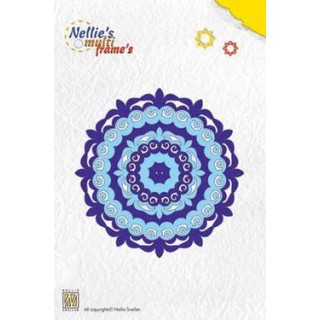 (MFD030)Frame Dies Multi round lilly