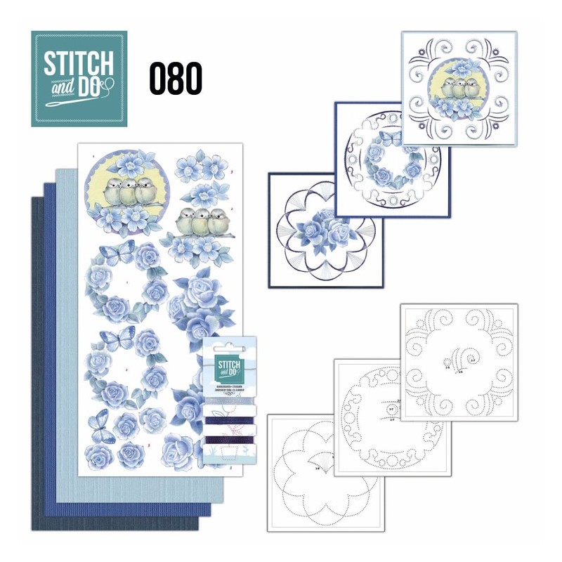 (STDO080)Stitch and Do 80 - Vintage Flowers