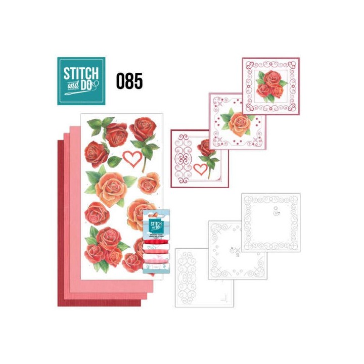 (STDO085)Stitch and Do 85 - Roses