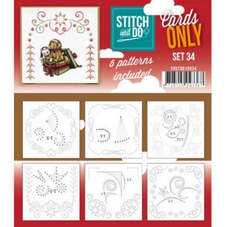 (COSTDO10034)Stitch & Do - Cards only - Set 34