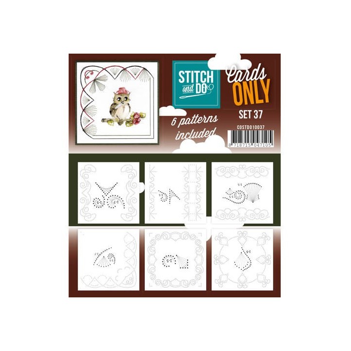 (COSTDO10037)Stitch & Do - Cards only - Set 37