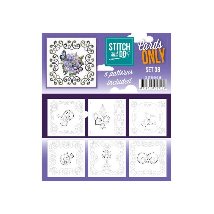 (COSTDO10038)Stitch & Do - Cards only - Set 38