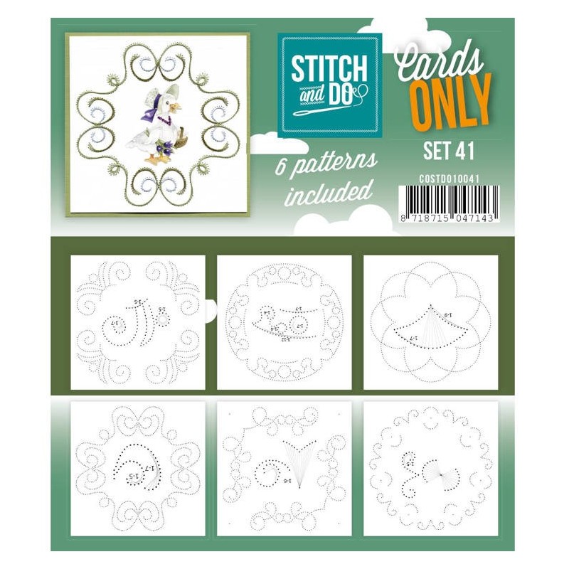 (COSTDO10041)Stitch & Do - Cards only - Set 41