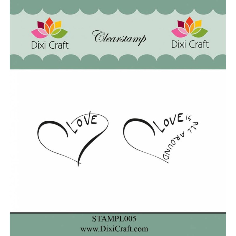 (STAMPL005)Dixi Clear Stamp Dixi Craft English Texts