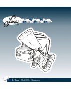 (BLS1058)By Lene Clearstamp Motorcycle Accessories