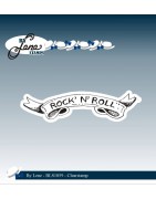 (BLS1059)By Lene Clearstamp Rock' N' Roll