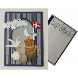 (BLD1092)By Lene Cutting & Embossing Dies Seagulls