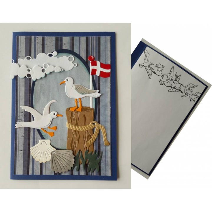 (BLD1094)By Lene Cutting & Embossing Dies Crab & Miscellaneous