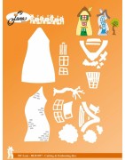 (BLD1097)By Lene Cutting & Embossing Dies Crooked Houses 1