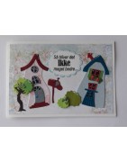 (BLD1098)By Lene Cutting & Embossing Dies Crooked Houses 2