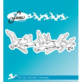 (BLS1060)By Lene Clearstamp Seagulls