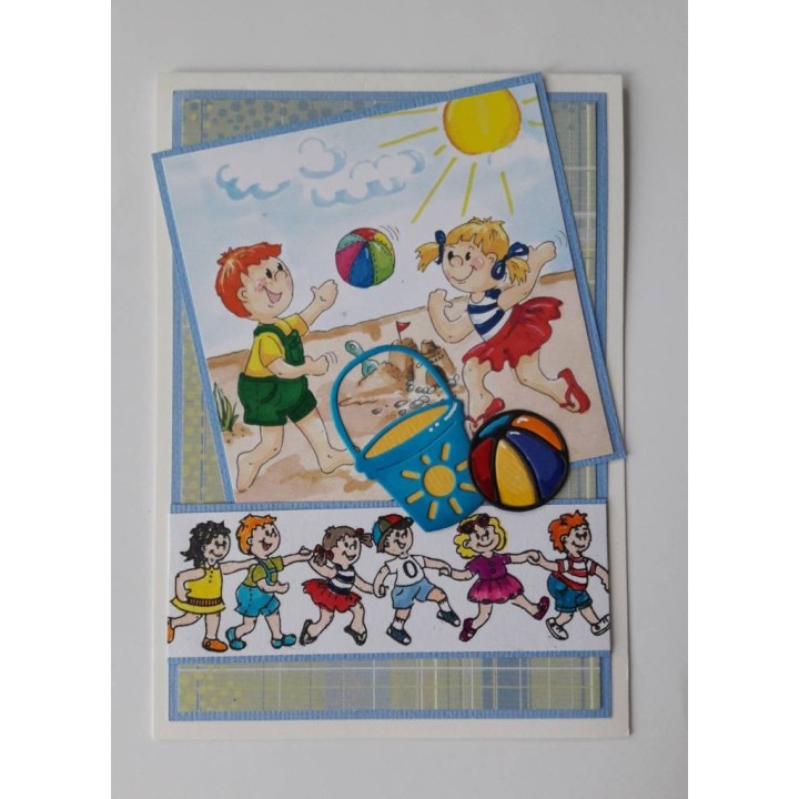(BLS1062)By Lene Clearstamp Summer Kids