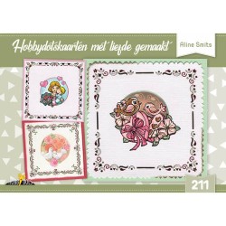 (HD211)Hobbydols 211 Hobbydotskaarten met liefde gemaakt - Aline Smits