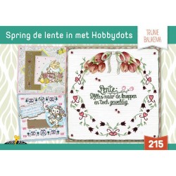 (HD215)Hobbydols 215 Spring de lente in met Hobbydots - Trijnie Baukema