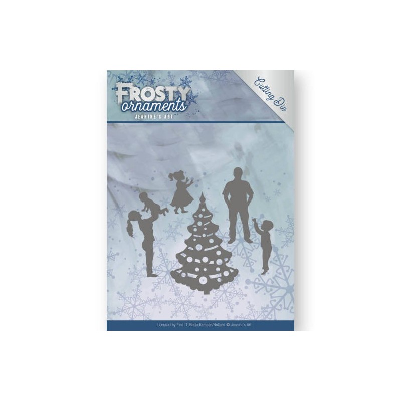 (JAD10047)Dies - Jeanine's Art - Frosty Ornaments - Happy Family