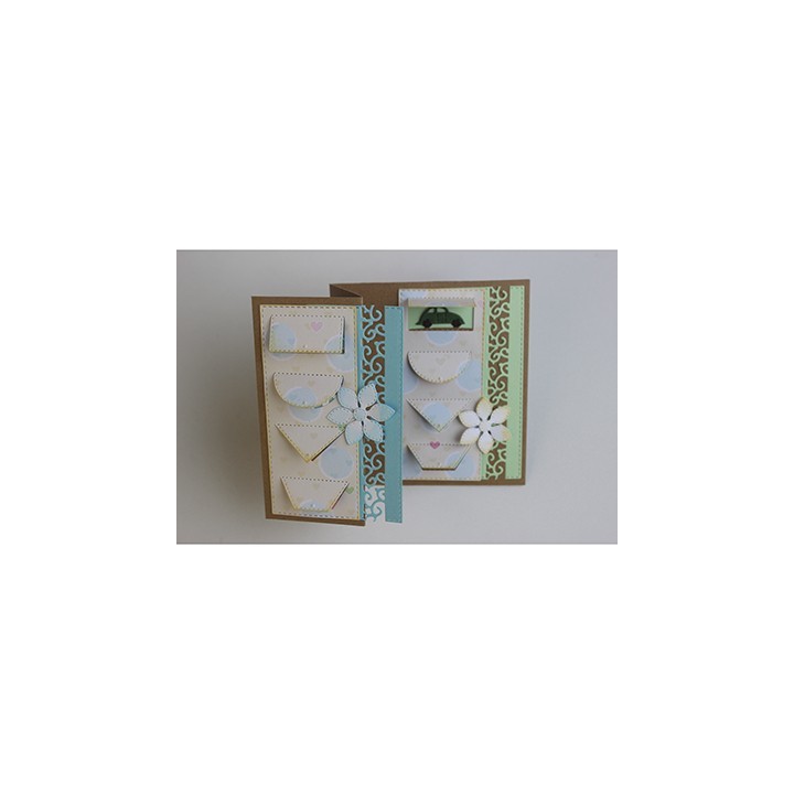 (6002/1090)Cutting & Embossing Mery's Flowers heart