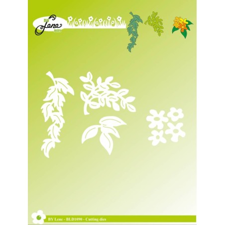 (BLD1090)By Lene Cutting Dies Garden Leaves