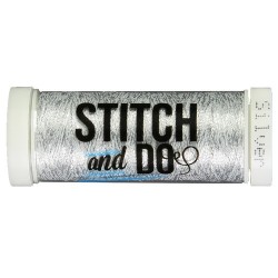 (SDHDM08)Stitch & Do 200 m - Hobbydots - metal - Silver