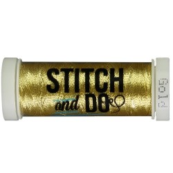 (SDHDM07)Stitch & Do 200 m - Hobbydots - metal - Gold