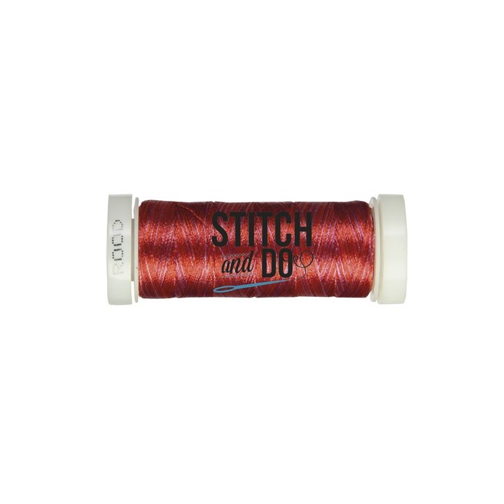 (SDCDG002)Stitch & Do 200 m - Gemêleerd - Red
