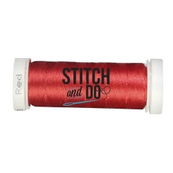 (SDCD13)Stitch & Do 200 m - Linnen - Rood