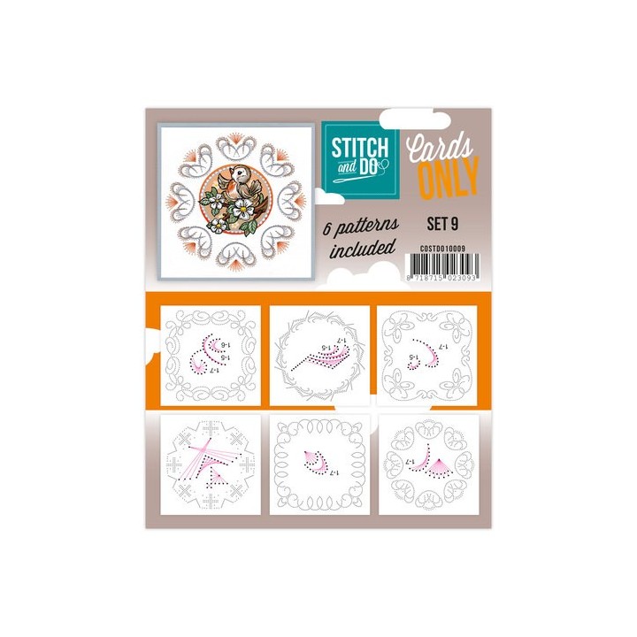 (COSTDO10009)Stitch & Do - Cards only - Set 9