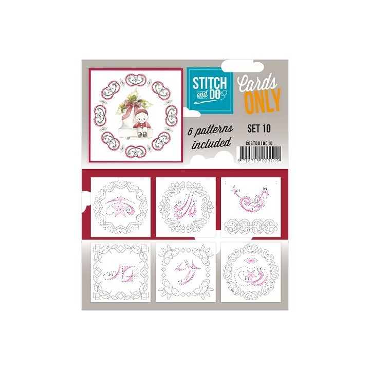 (COSTDO10010)Stitch & Do - Cards only - Set 10