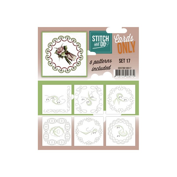 (COSTDO10017)Stitch & Do - Cards only - Set 17