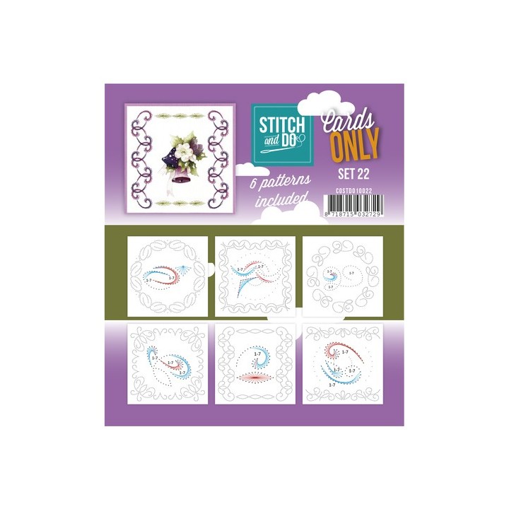 (COSTDO10021)Stitch & Do - Cards only - Set 21