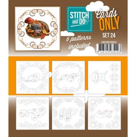 (COSTDO10024)Stitch & Do - Cards only - Set 24