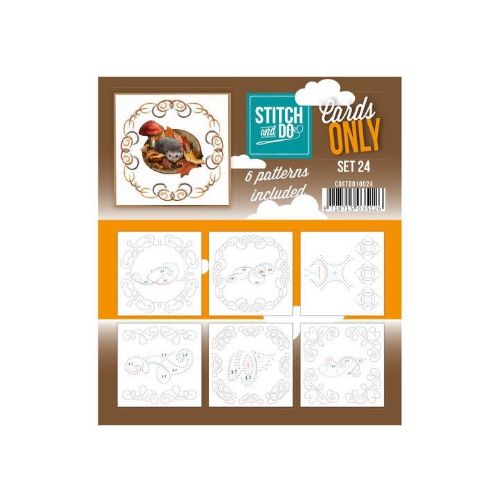 (COSTDO10024)Stitch & Do - Cards only - Set 24