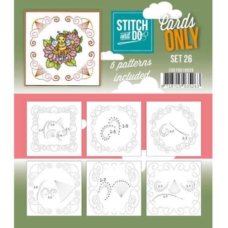 (COSTDO10026)Stitch & Do - Cards only - Set 26