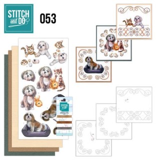 (STDO053)Stitch and Do 53 - Huisdieren