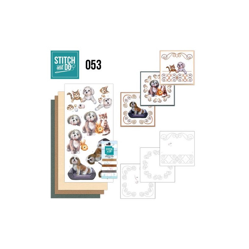 (STDO053)Stitch and Do 53 - Huisdieren
