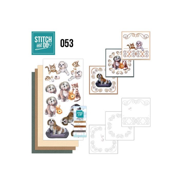 (STDO053)Stitch and Do 53 - Huisdieren