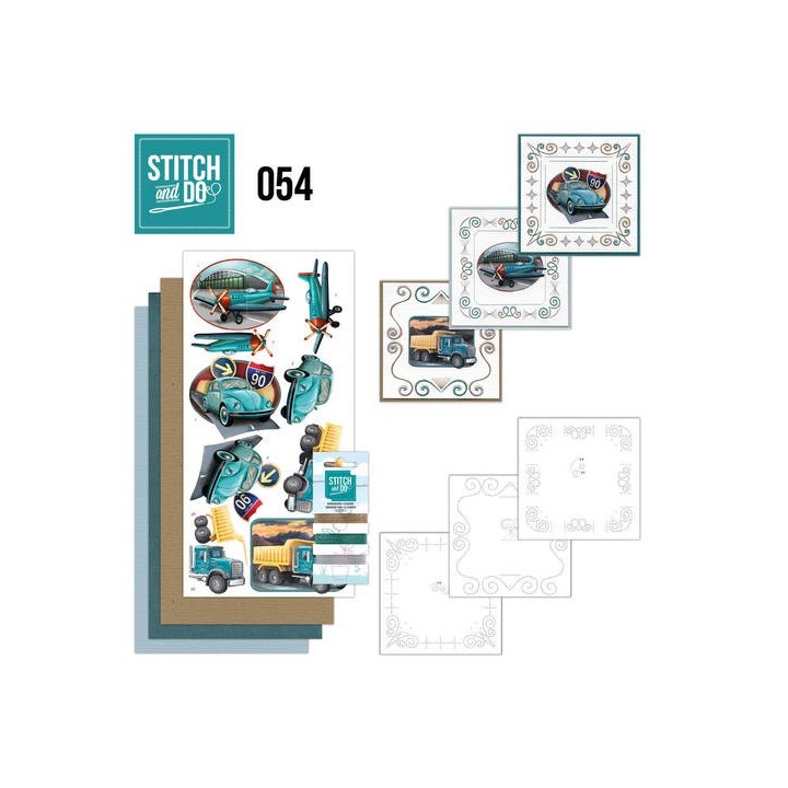(STDO054)Stitch and Do 54 - Vintage Vehicles