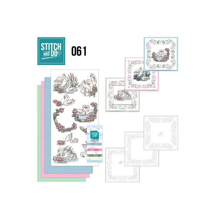 (STDO061)Stitch and Do 61 - Swans
