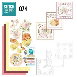 (STDO074)Stitch and Do 74 Vlinders en Bloemen