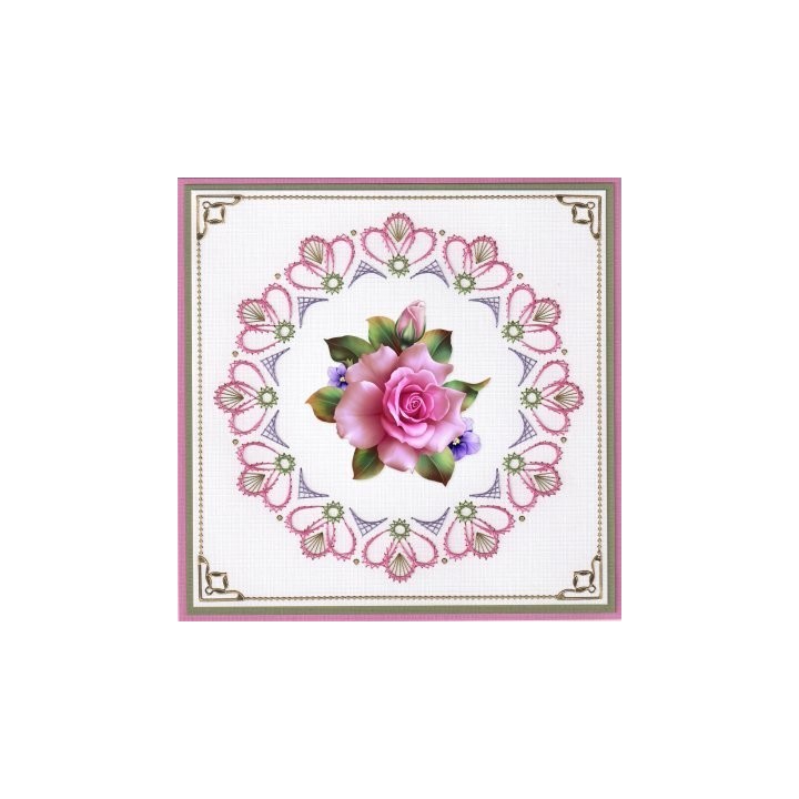 (3DCE13019)3D knipvel - Ann's Paperart - 3D Card Embroidery Pattern Sheet 19 with Ann - Sjaak