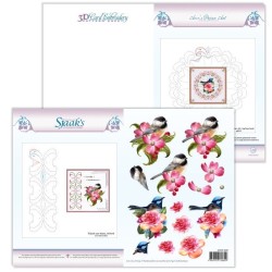 (3DCE13020)3D knipvel - Ann's Paperart - 3D Card Embroidery Pattern Sheet 20 with Ann - Sjaak