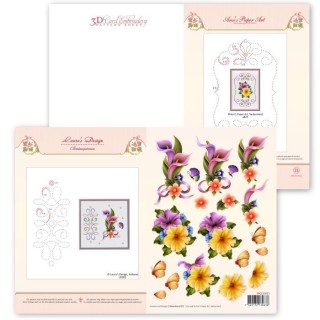 (3DCE13021)3D knipvel - Ann's Paperart - 3D Card Embroidery Pattern Sheet 21 with Ann - Sjaak