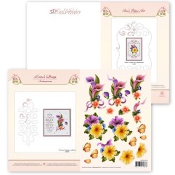 (3DCE13021)3D knipvel - Ann's Paperart - 3D Card Embroidery Pattern Sheet 21 with Ann - Sjaak