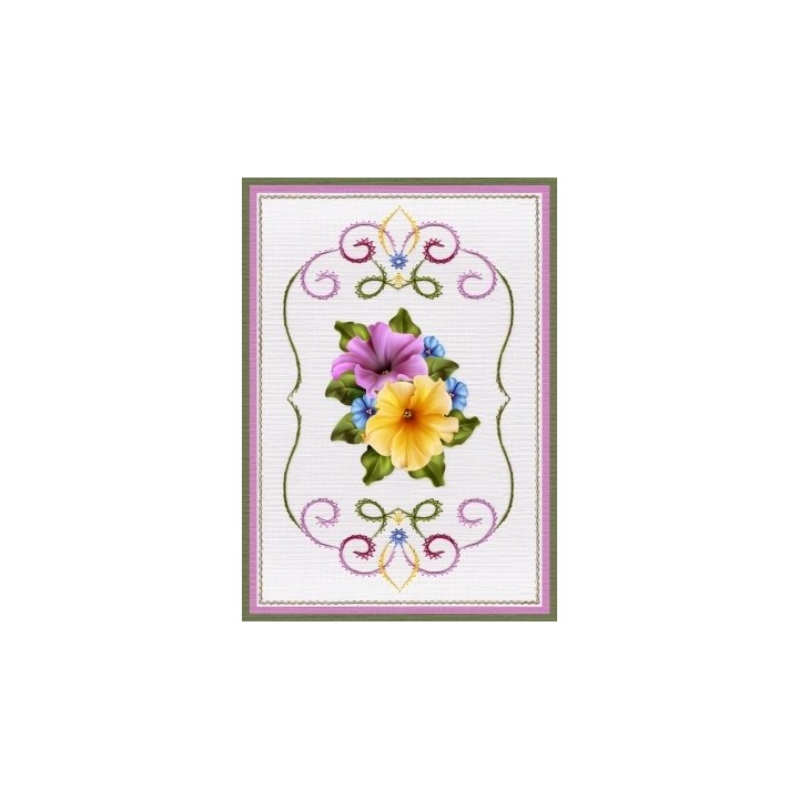 (3DCE13021)3D knipvel - Ann's Paperart - 3D Card Embroidery Pattern Sheet 21 with Ann - Sjaak