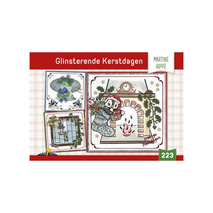(HD223)Hobbydols 223 Glinsterende Kerstdagen - Martine Rippe