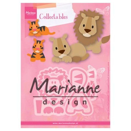 (COL1455)Collectables Eline's lion/tiger